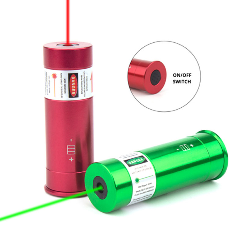 12GA zelený laserový zaměřovač 12GA laserový zaměřovač s ON/OFF