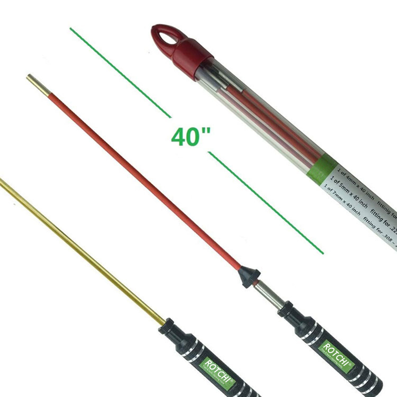 Hliníková rukojeť Rychlootočná tyč na čištění pistole z PVC oceli