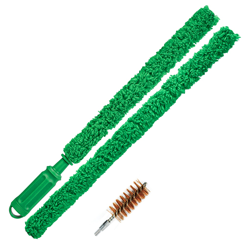 Vločková vlákna (syntetické) čištění brokovnice chtějí s pohodlnou rukojetí. 12/16Ga nebo 20Ga. Balení 2ks, pracovní délka 930 mm.