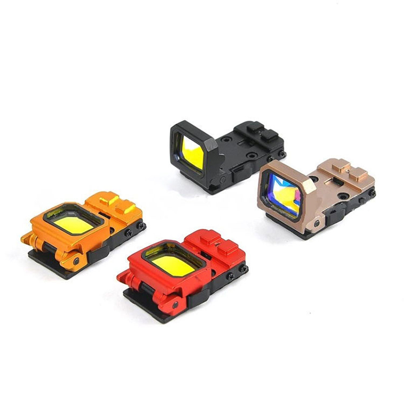 Mini skládací holografický reflexní zaměřovač Red Dot Pistole Rmr Flip Up Red Dot s 20mm držákem