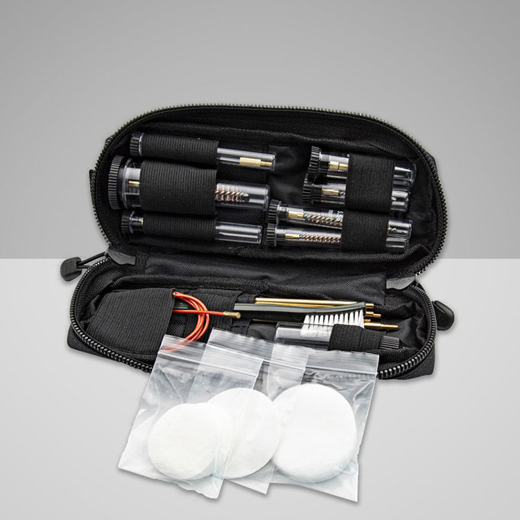 Molle System Gun Cleaning Kit pro pušky .177cal. a 0,223 cal. s 5 čisticími tyčemi a 1 flexibilním kabelem
