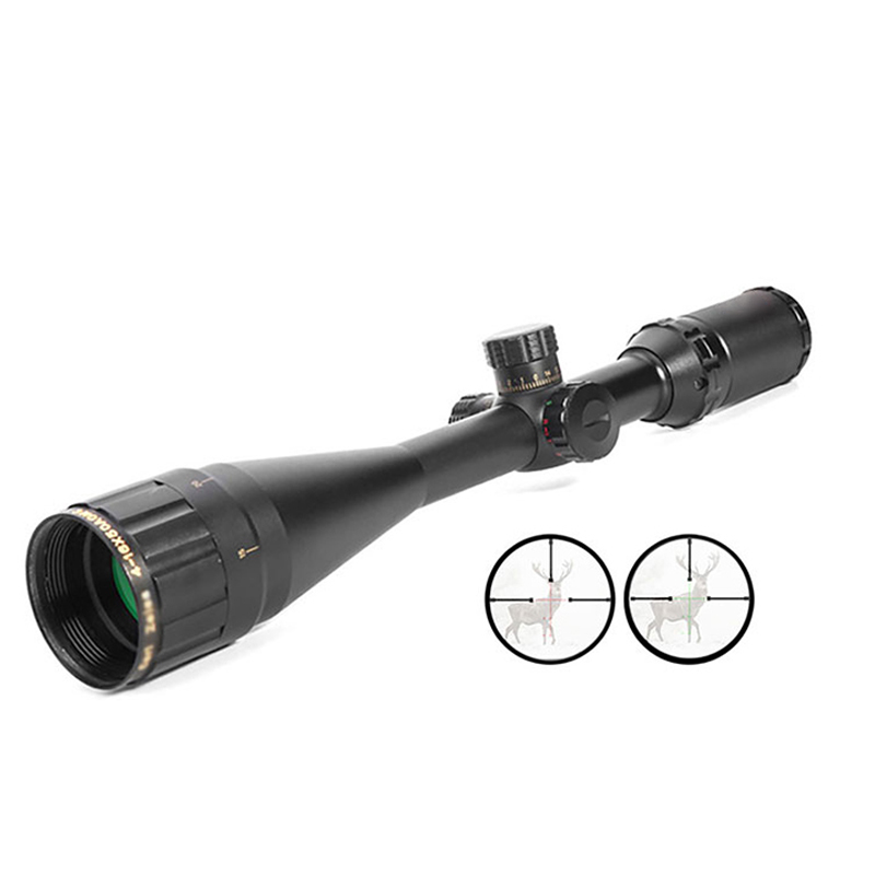 Taktický Červený Zelený Zaměřovací zaměřovací dalekohled 4-16x50 Gun Lovecký dalekohled Zbraně Armádní vzduchová puška Optický zaměřovač