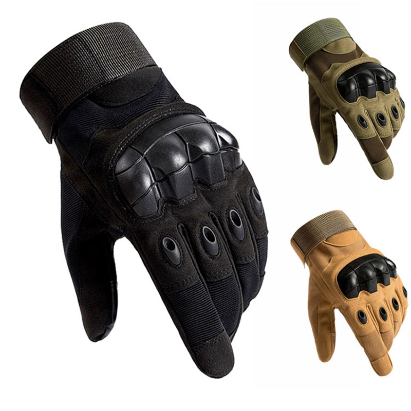 Dotyková obrazovka Hard Knuckle Taktická rukavice Armáda Vojenský Boj Airsoft Venkovní Sport Cyklistika Paintball Lovecké celoprstové rukavice